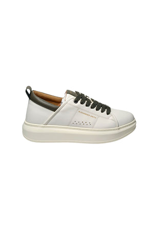 ALEXANDER SMITH Scarpe Uomo Alexander Smith Eco-Wembley Man-White Military da uomo