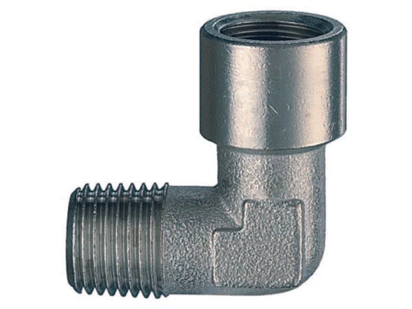 Raccordo L Filettato Maschio Femmina- - Attacco Maschio Conico 3/8F Art.34/C - 10 Pezzi Ani