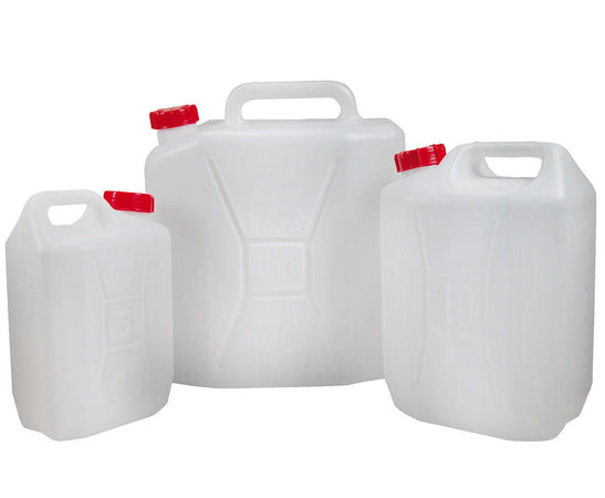 Tanica In Polietilene Per Alimenti- - Lt.5 - 10 Pezzi