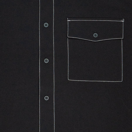 KARL LAGERFELD Camicia Over Uomo Karl Lagerfeld Black da uomo