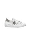 2-STAR Sneakers Uomo 2-star Prime Star Bianco stella grigia da uomo