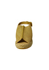KANNA Scarpe Donna Kanna Sandalo Chianti Oro-Zeppa e chiusura con cinturino da donna