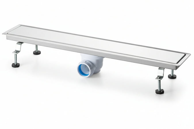 Canalina Di Scarico Griglia Doccia Piastrellabile Sifone Inox 60 Cm Vicario