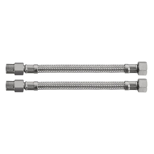 Flessibile Per Monocomando Cm 30 - 1/2 M X 3/8 F Maschio Prolungato - Pz.2 - Blister Koncreto
