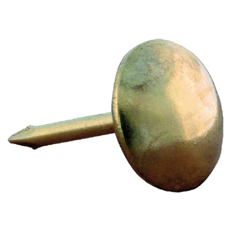 Bullette Per Tappezziere Mm 12 - Pz 20 Ottonate Lisce - Blister Koncreto