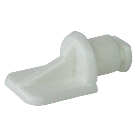 Mensolina Reggipiano A Paletta Pz 16 - Bianco - Blister Koncreto