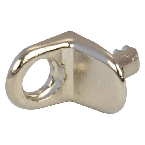 Mensolina Reggipiano Spina/Foro Finitura Nichelata - Pz 20 - Blister Koncreto