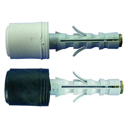 Tassello Nylon Paracolpo 'Hts10' Mm. 9/40 - Pz. 2 Bianco - Blister Koncreto