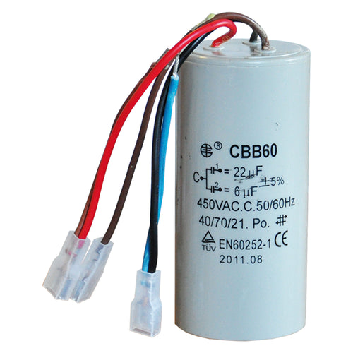 Condensatore Per Tt 125 - 12,5 Mf + 3,5 Mf - Tiratutto