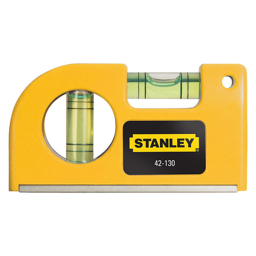 Livella Tascabile Magnetica '0-42-130' Cm. 8,7 X 1,2 X H.4,5 - Stanley