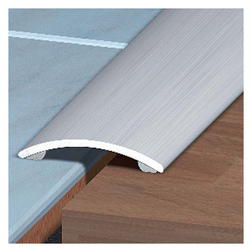 Profilo Coprigiunto Per Piastrelle Cm 90 - Argento Satinato- 10 Pezzi - Arcansas