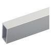 Profilo Per Fai Da Te Tubo Rettangolare Mm 30 X 15 X 1 - Mt 2 Col.Argento- 8 Pezzi - Uniko