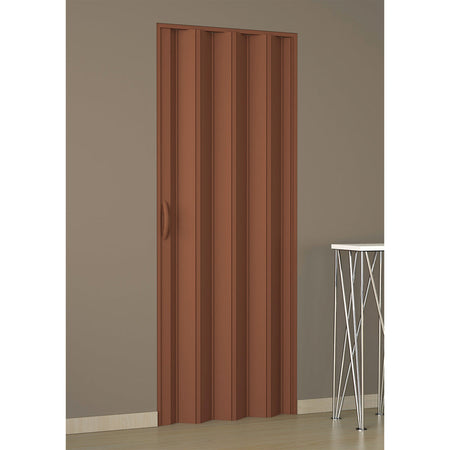 Porta A Soffietto 'Rigi' Cm 82 X 210 - Colore Noce - Kasart