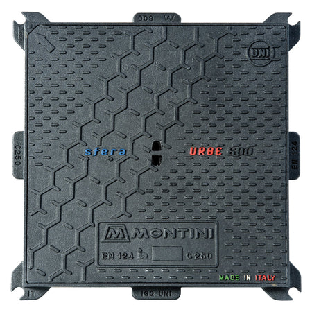 Chiusino In Ghisa C250 Urbe - 60 X 60 - Kg 30 - Montini