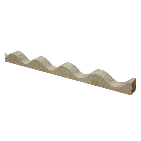 Profilo In Legno Ondulato Cm 200