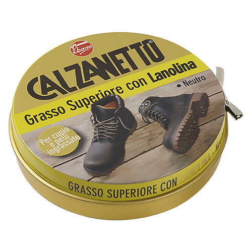 Grasso Protettivo In Pasta Per Scarpe 'Calzanetto' Ml 100- 12 Pezzi - Ebano