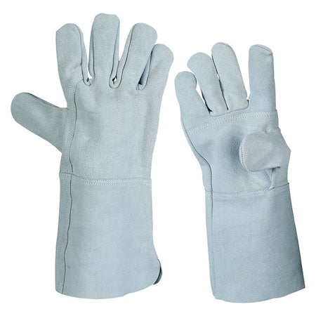 Guanti Crosta Per Saldatori Tg. 10- 12 Coppia - Senza Marca