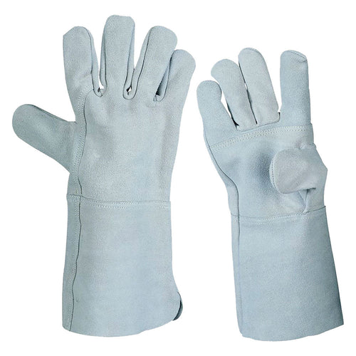 Guanti Crosta Per Saldatori Tg. 10- 12 Coppia - Senza Marca