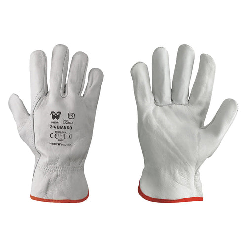 Guanti Pelle Fiore Bovino Art.214 Tg.10- 12 Coppia - Neri