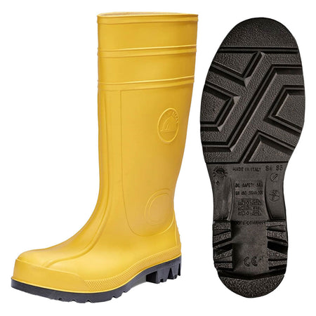 Stivali Antinfortunistica N. 42 - Giallo - Made In Italy