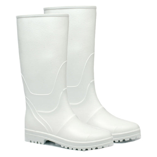 Stivali 'Ginocchio' N. 43 - Colore Bianco - Made In Italy