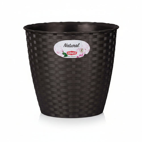 Vaso Natural Moka- - Ø Cm.29X26.5H. - Lt.12.5 - 3 Pezzi Stefanplast