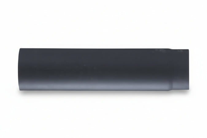 Tubo Porcellanato Pesante Per Stufe A Legna Nero Opaco Ø Cm.15X25, Mm.1,2 Save