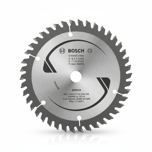Disco Lama Widia Per Legno Per Seghe Circolari- - Ø Mm.130, Foro Mm.16/20 - 20 Denti - 1 Blister Bosch