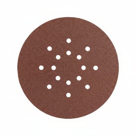 Dischi Carta Abrasiva Forata Con Velcro Per Rotorbitali Ø Mm.225- - Grana P120 Confezione Da 50 Pz. - 1 Confezione Imperial