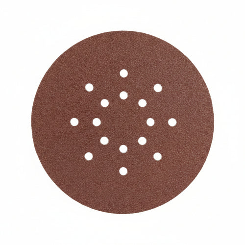 Dischi Carta Abrasiva Forata Con Velcro Per Rotorbitali Ø Mm.225- - Grana P120 Confezione Da 50 Pz. - 1 Confezione Imperial