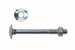 Bullone Acciaio Testa Tonda Con Dado- - Ø Mm.6X16 - 500 Pezzi Ambrovit