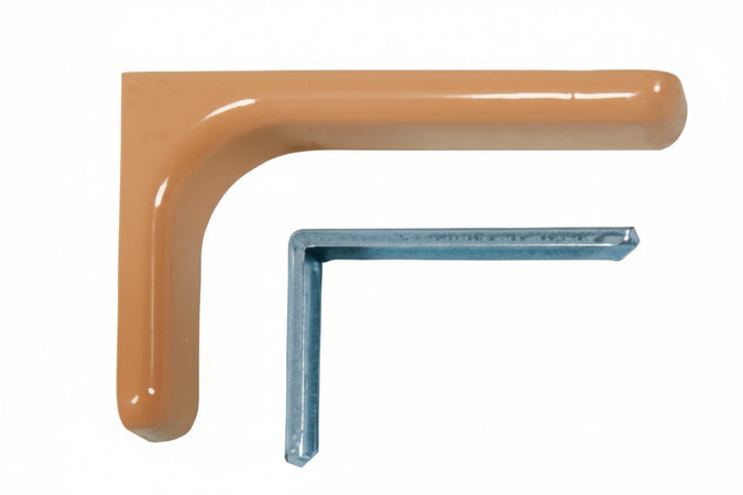 Reggimensole Per Arredamento Nocciola- - Mm.120, Spessore Mm.10 - 2 Pezzi