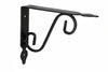 Mensole Ornamentali Brackets Extra Strong Nere- - Mm.300X30X280H. (13X11) - 2 Pezzi