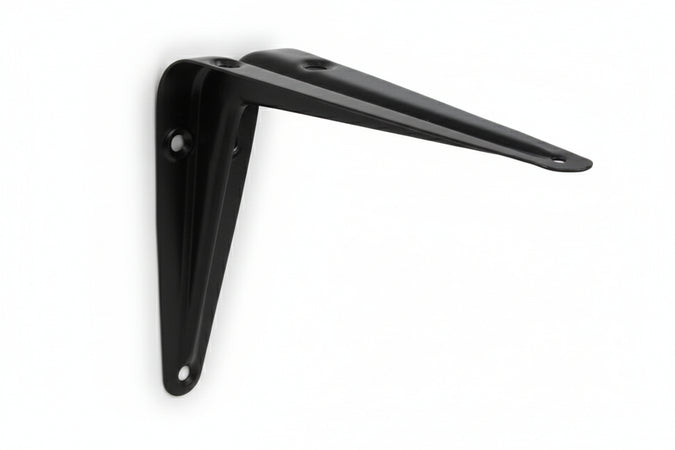 Mensola Acciaio Nervata Marrone- - Mm.125X150 - 24 Pezzi Quality