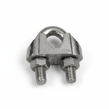 Morsetti A Cavallotto In Acciaio Zincato- - Ø Mm.22 7/8 - 10 Pezzi Quality