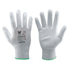 Guanti '13 Eco-Pu' Tg. 7 Bianco- 12 Coppia - Neri