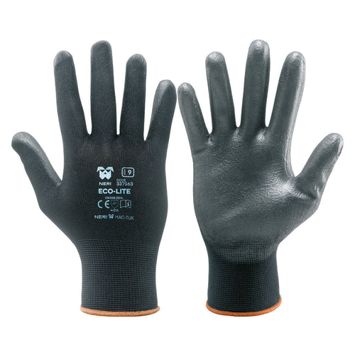 Guanti 'Eco-Lite' Tg. 9 Nero- 12 Coppia - Neri