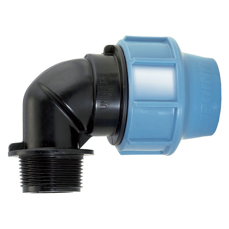 Gomito A 90 ° Con Derivazione Maschio Ee ? 40 X 1-1/4- 5 Pezzi - Unidelta