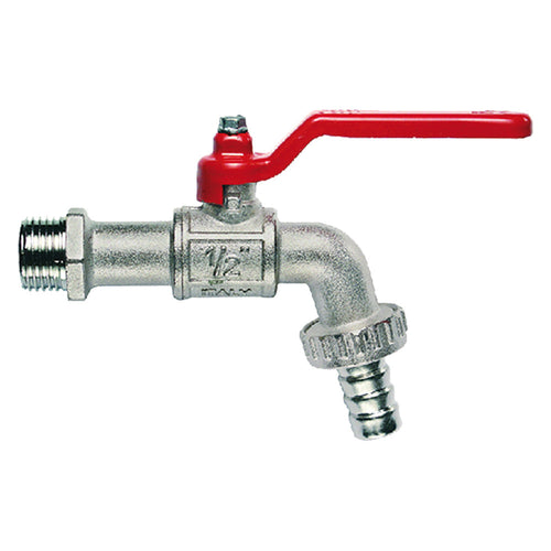 Rubinetto Portagomma A Sfera 1/2 Tipo Eco - 15 Bar- 15 Pezzi - Itap