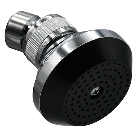 Soffione Linea 'Black' Abs Cromato - Fluxy