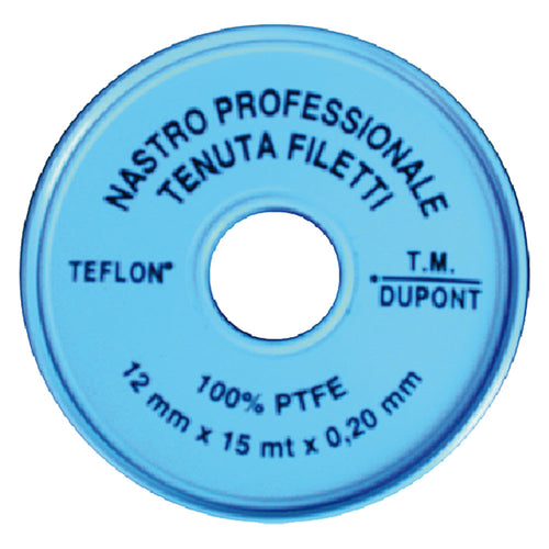 Nastro Teflon 'Professionale' 1/2 X 15 Mt. X 0,2 Mm- 6 Pezzi - Viky