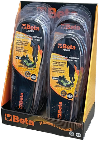 Beta Sottopiedi In Gel Profumati Art. 7398Up/E10 Espositore 10 Paia