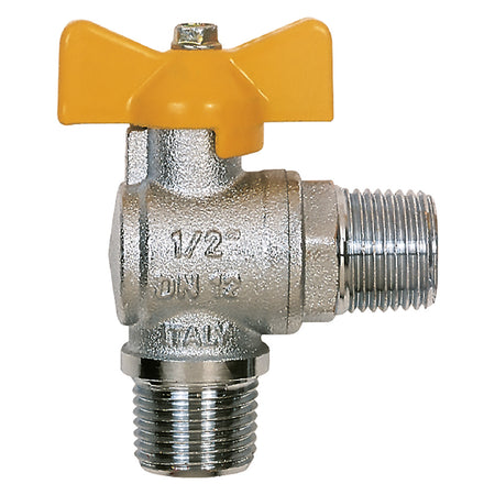 Rubinetto A Sfera Per Gas A Squadra 1/2 Mm- 4 Pezzi - Itap
