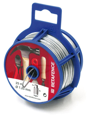 Betafence Filo In Bobina Zincato Brico 24 Rt Da Mt.50 Ø Filo Mm.1,0