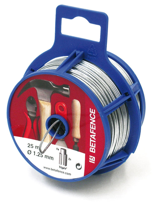 Betafence Filo In Bobina Zincato Brico 24 Rt Da Mt.50 Ø Filo Mm.1,0
