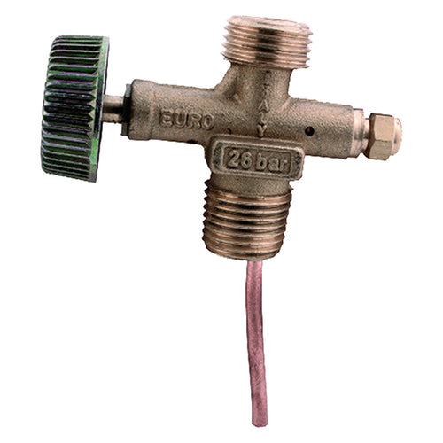 Rubinetto Per Bombola Gpl Con Valvola Di Sicurezza- 6 Pezzi