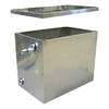 Vaso Di Espansione In Acciaio Inox Lt. 30 - Cm. 41 X 26 X H.31