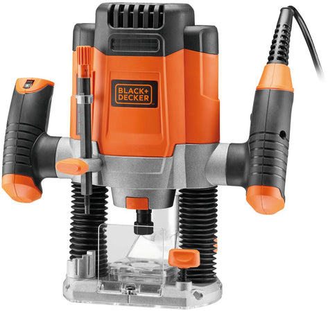 Black+Decker Fresatrice Verticale Kw1200E-Qs 1.200 W