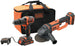 Black+Decker Kit Trapano Avvitatore Percussione+Smerigliatrice Bck24D2S-Qw 18V 2 Batterie 2,0 Ah
