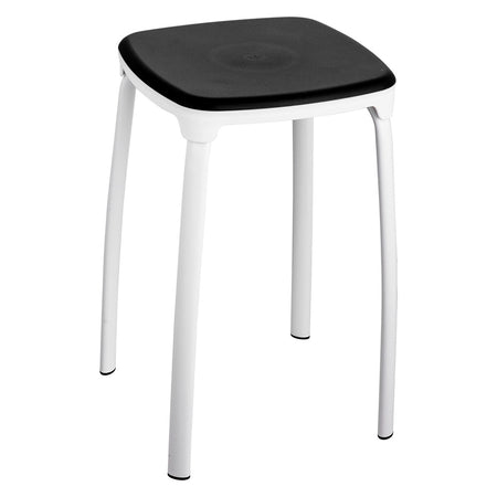 Sgabello Da Bagno Seduta Grigio Tortora